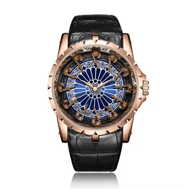 ONOLA Reaper 2020 Men's Skull-Motif Quartz Watch