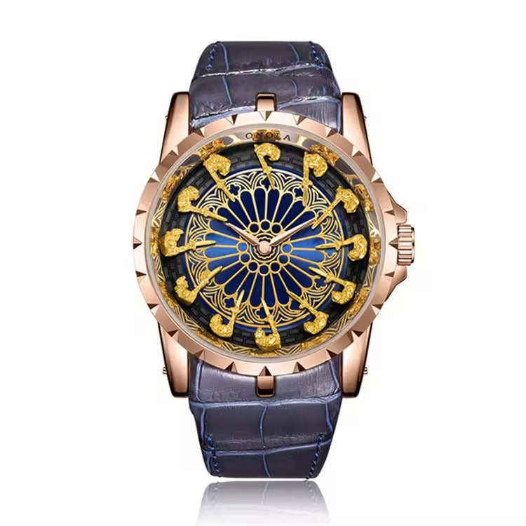 ONOLA Reaper 2020 Men's Skull-Motif Quartz Watch