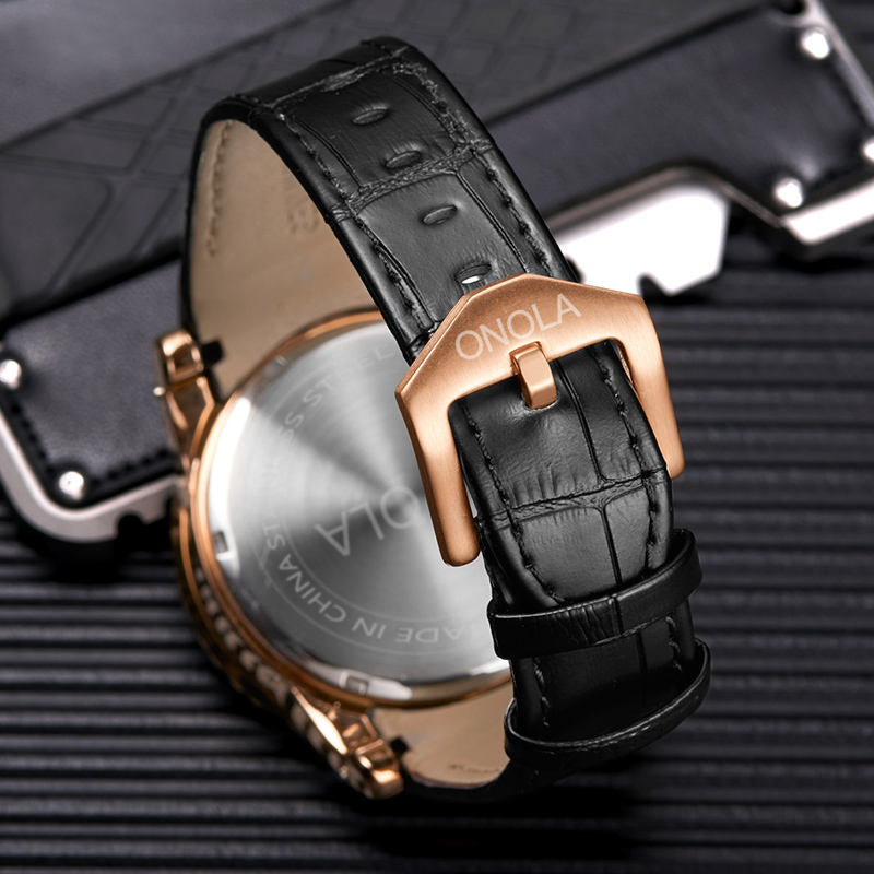 ONOLA Reaper 2020 Men's Skull-Motif Quartz Watch