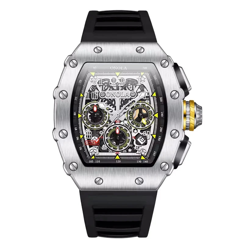 ONOLA Vantage 6826 Men's Skeleton Chronograph Sport Watch