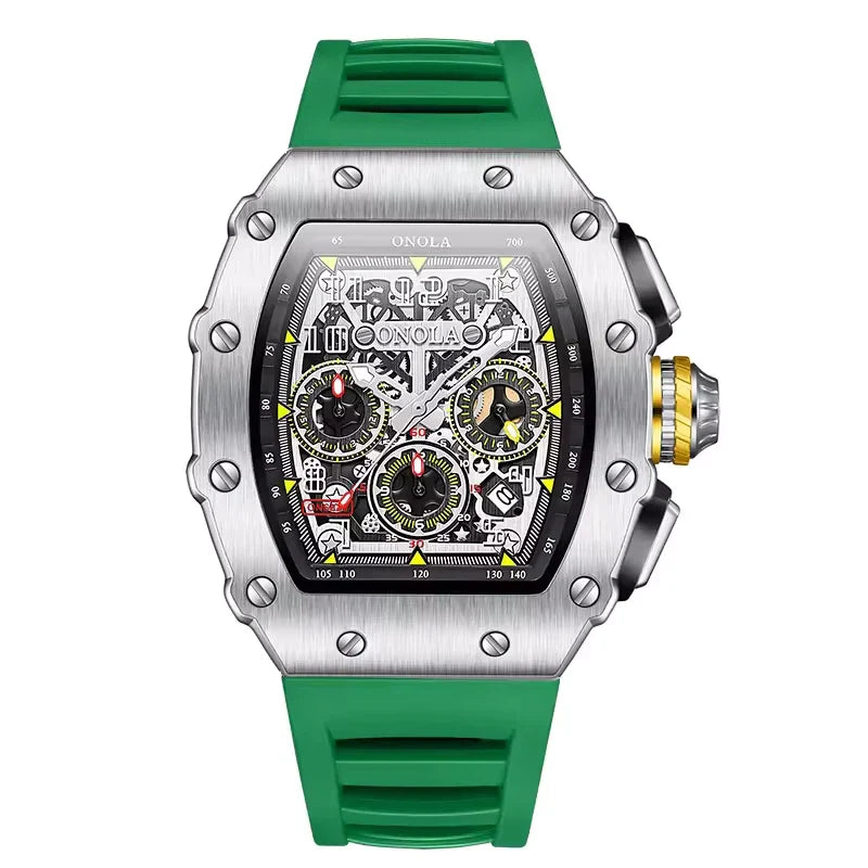 ONOLA Vantage 6826 Men's Skeleton Chronograph Sport Watch