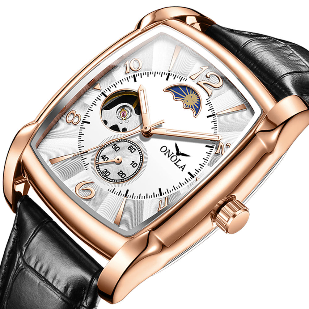 ONOLA Chancellor 6848 Men's Automatic Tonneau Watch