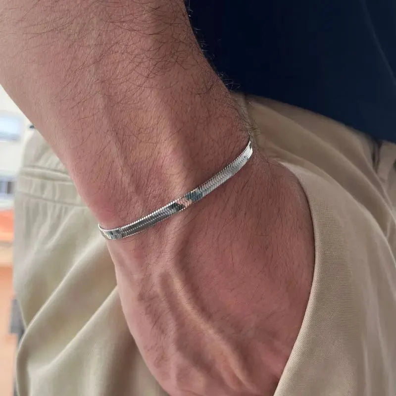 Silver Chain Bracelet - Free Gift