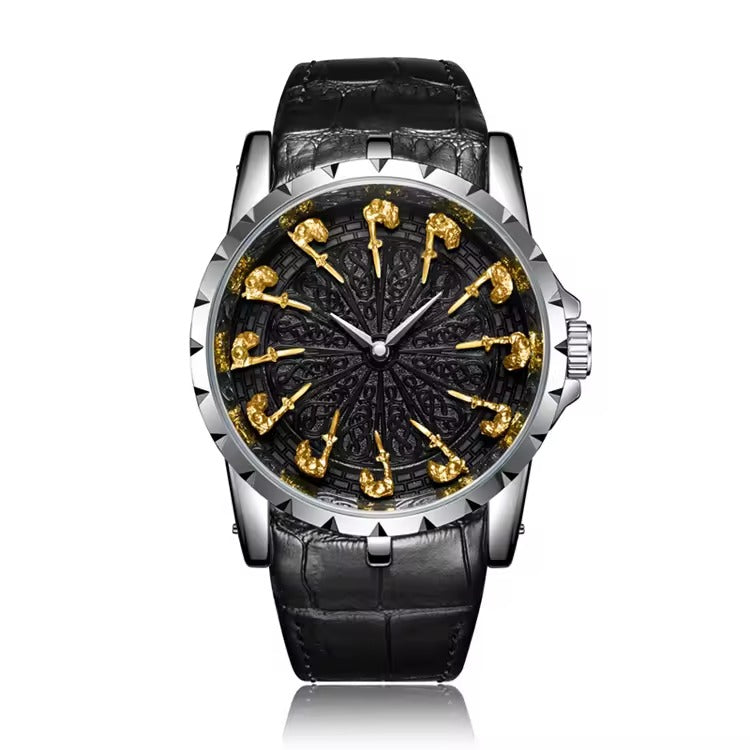 ONOLA Reaper 2020 Men's Skull-Motif Quartz Watch