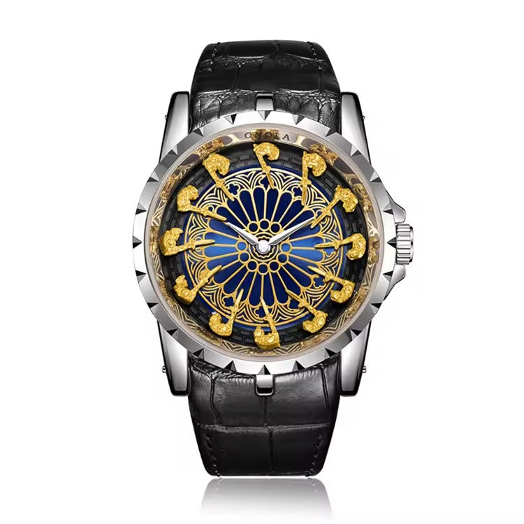 ONOLA Reaper 2020 Men's Skull-Motif Quartz Watch