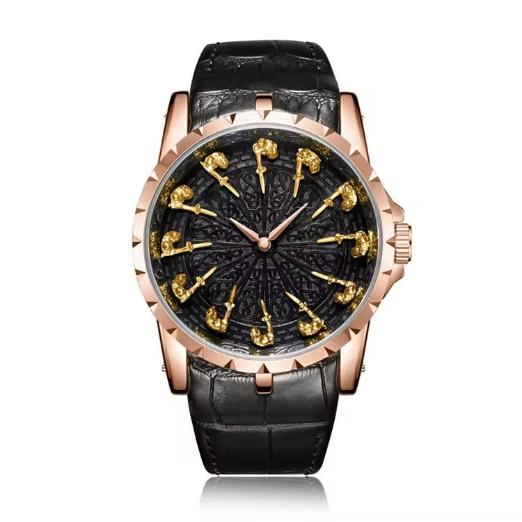 ONOLA Reaper 2020 Men's Skull-Motif Quartz Watch