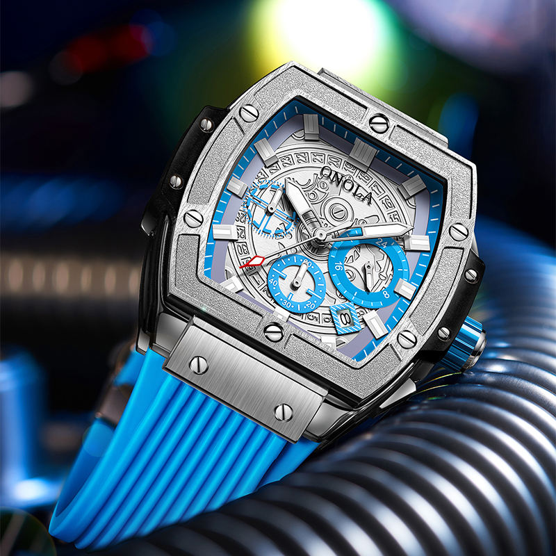 ONOLA Voltage 6825B Men's Skeleton Chronograph Sport Watch