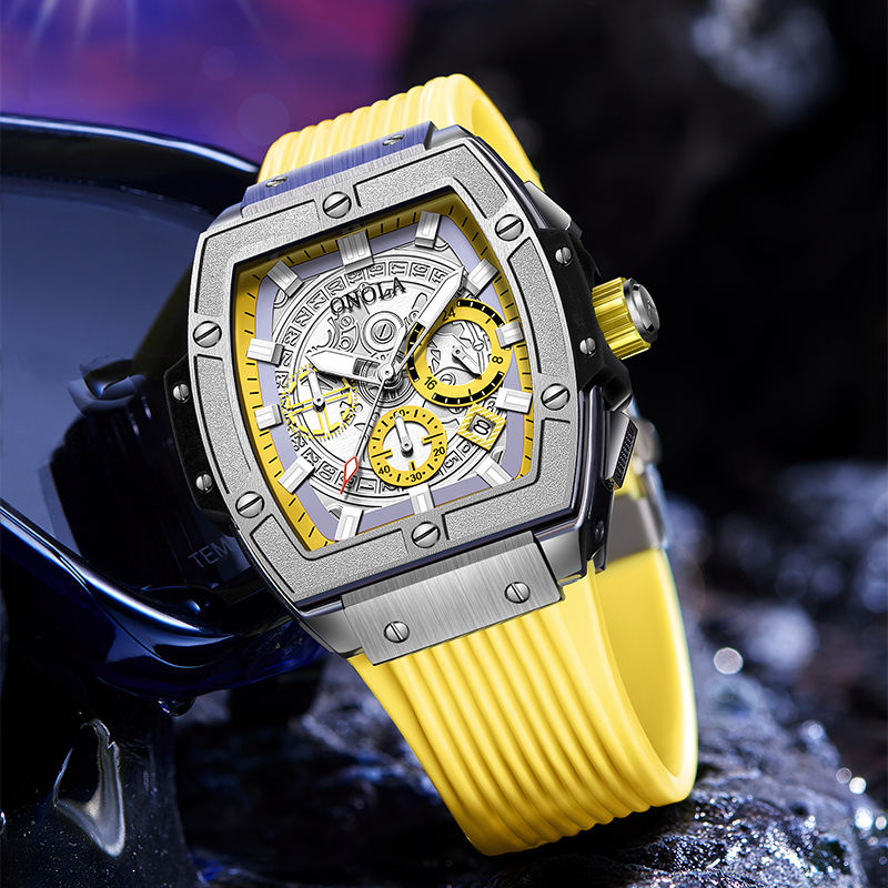 ONOLA Voltage 6825B Men's Skeleton Chronograph Sport Watch