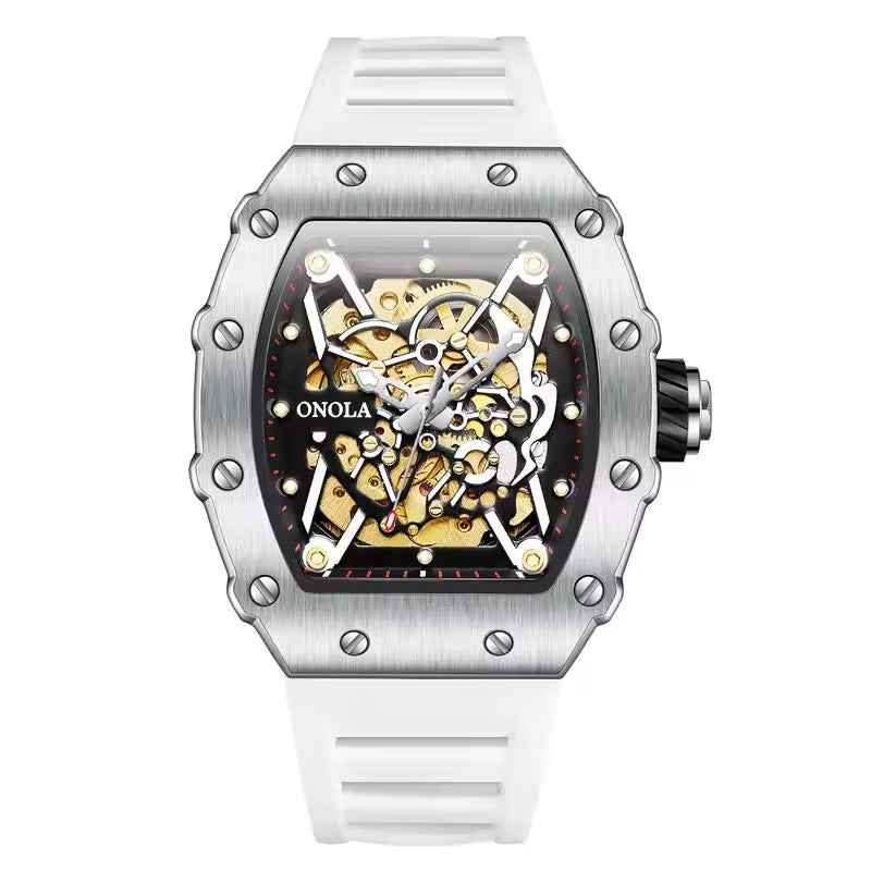 ONOLA Alabaster 3829 Men's Skeleton Watch