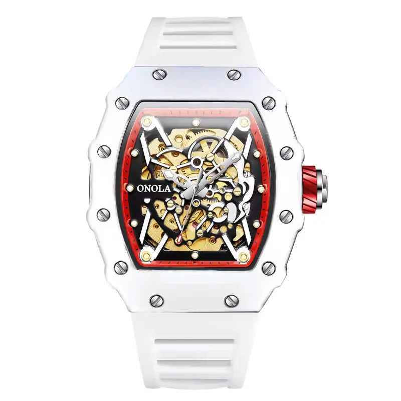 ONOLA Alabaster 3829 Men's Skeleton Watch