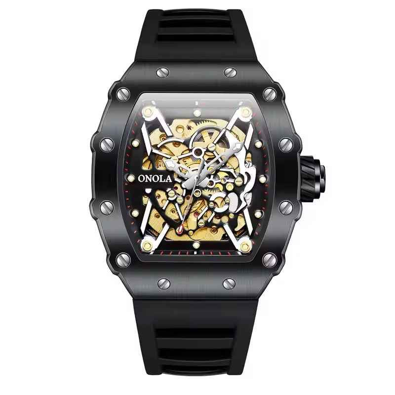 ONOLA Alabaster 3829 Men's Skeleton Watch