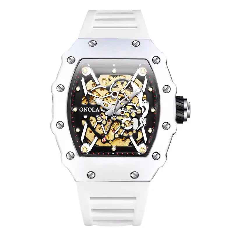 ONOLA Alabaster 3829 Men's Skeleton Watch
