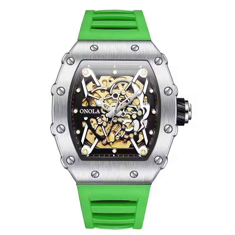 ONOLA Alabaster 3829 Men's Skeleton Watch