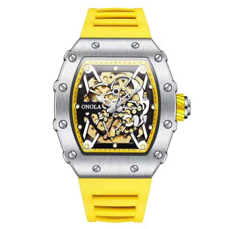 ONOLA Alabaster 3829 Men's Skeleton Watch
