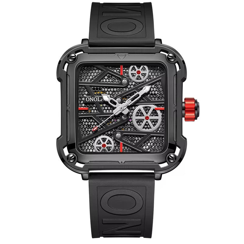 ONOLA Gearbox 3831 Men's Mechanical Skeleton Watch