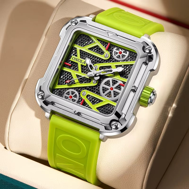 ONOLA Gearbox 3831 Men's Mechanical Skeleton Watch