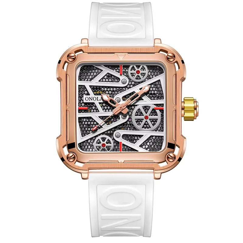 ONOLA Gearbox 3831 Men's Mechanical Skeleton Watch