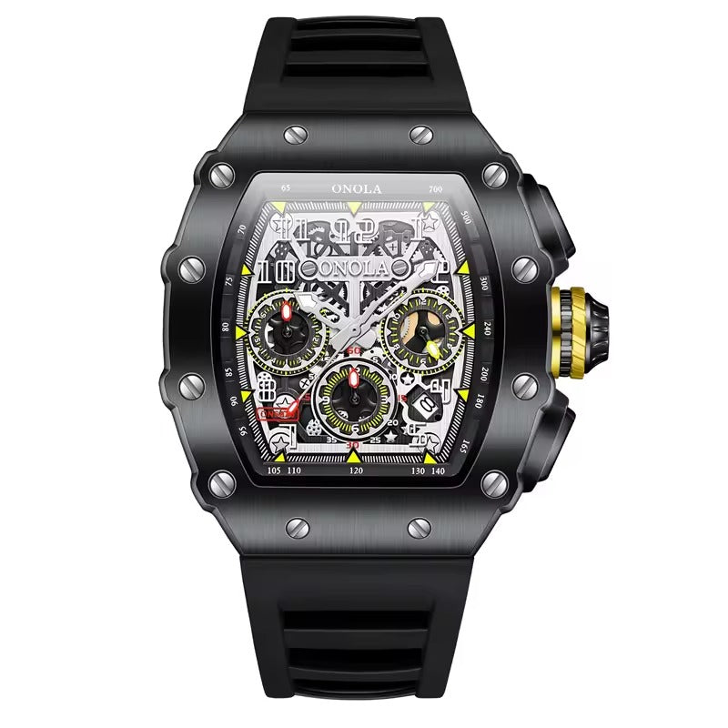 ONOLA Vantage 6826 Men's Skeleton Chronograph Sport Watch