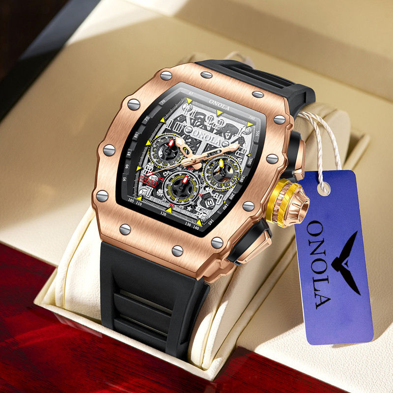 ONOLA Vantage 6826 Men's Skeleton Chronograph Sport Watch