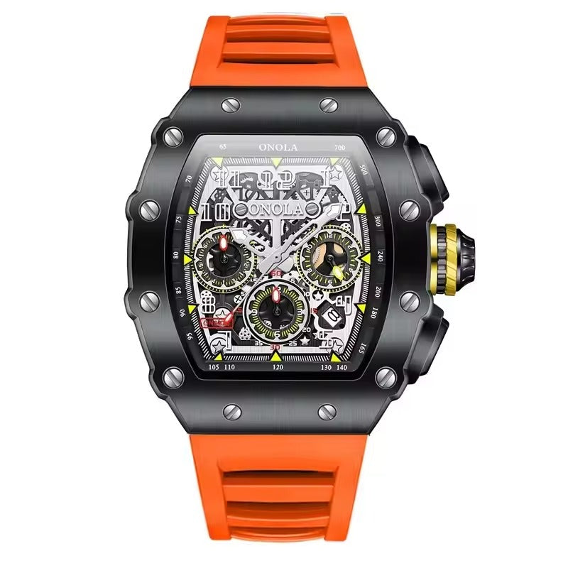ONOLA Vantage 6826 Men's Skeleton Chronograph Sport Watch