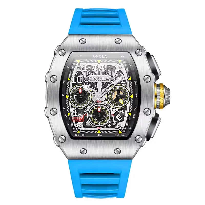 ONOLA Vantage 6826 Men's Skeleton Chronograph Sport Watch