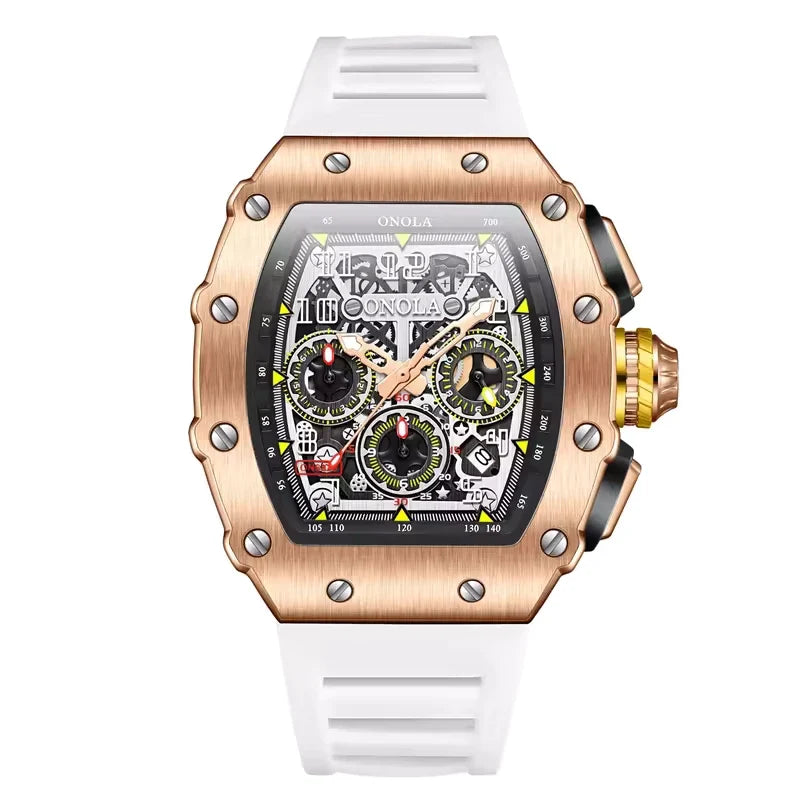 ONOLA Vantage 6826 Men's Skeleton Chronograph Sport Watch