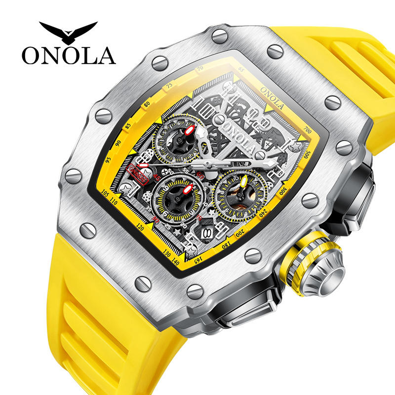 ONOLA Vantage 6826 Men's Skeleton Chronograph Sport Watch