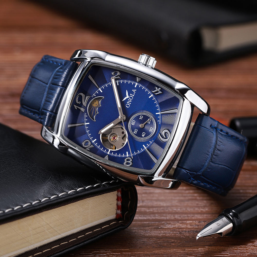 ONOLA Chancellor 6848 Men's Automatic Tonneau Watch